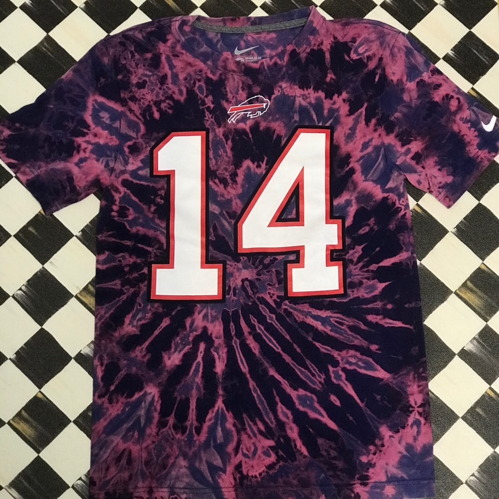 Buffalo bills Custom Bleach dye